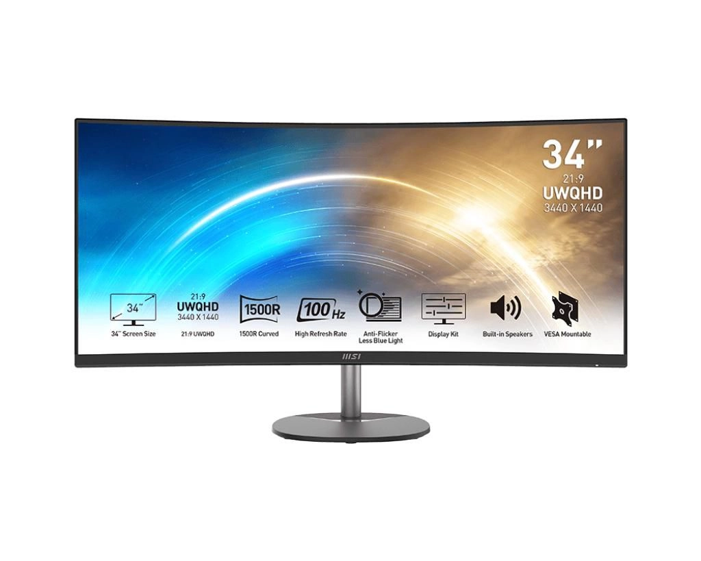 MSI PRO MP341CQDE computer monitor 86