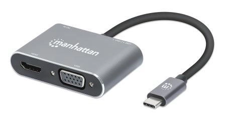 MANHATTAN USB-C to HDMI  VGA 4in1