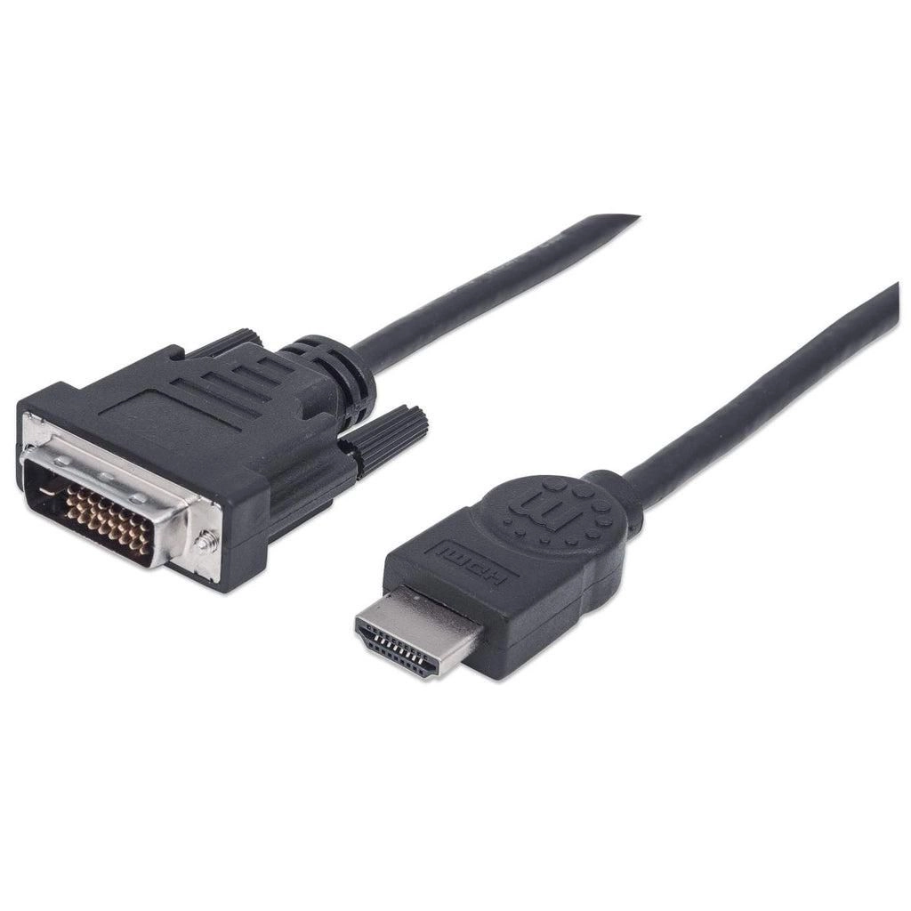 MANHATTAN HDMI-Kabel HDMI A - DVI(24+1)
