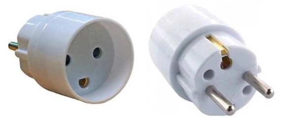 Adapter AV MicroConnect Power Plug Converter