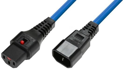 Microconnect MC-C13C14LOCK-2MB power cable Blue 2