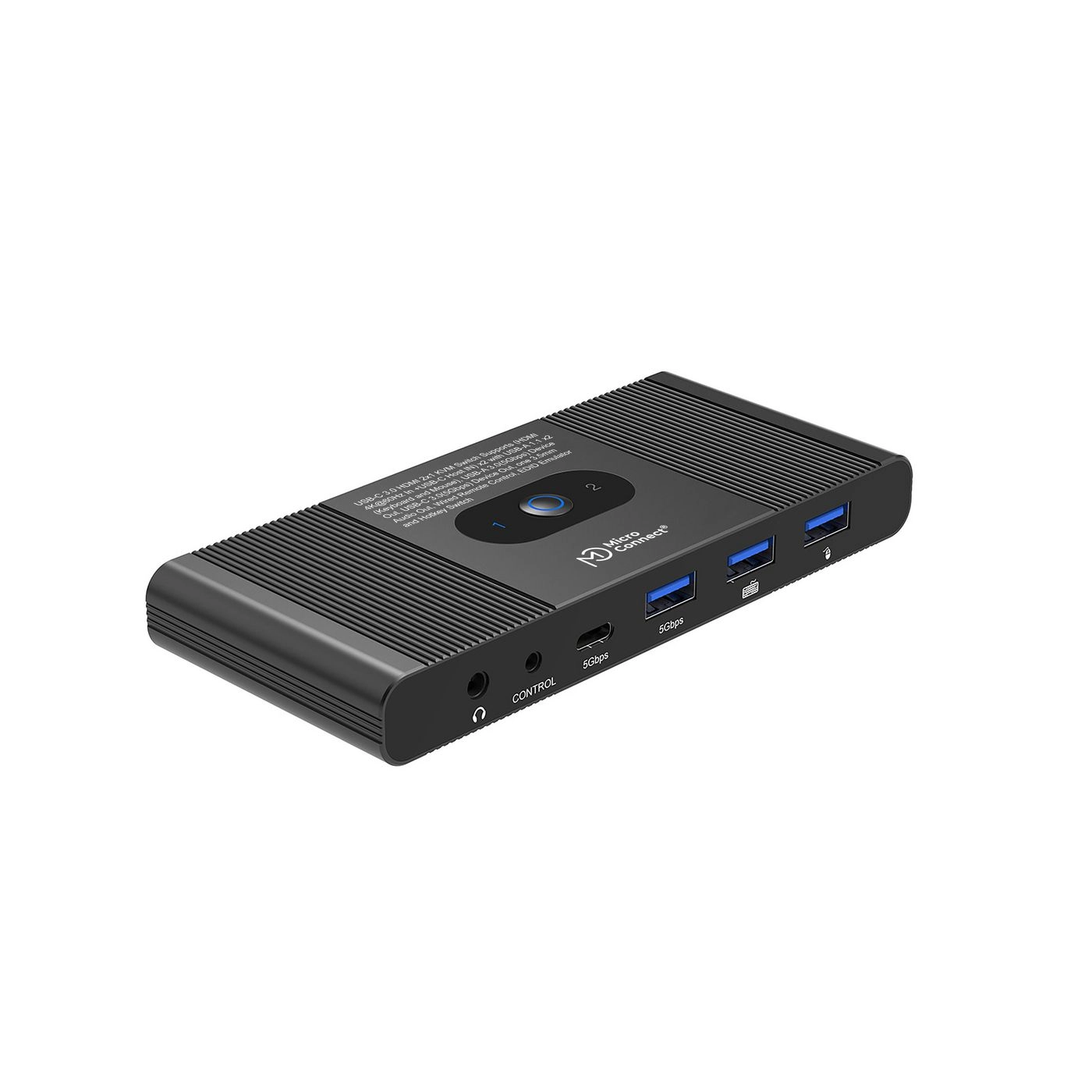 Microconnect HDMI  USB-C KVM Switch 2-Port