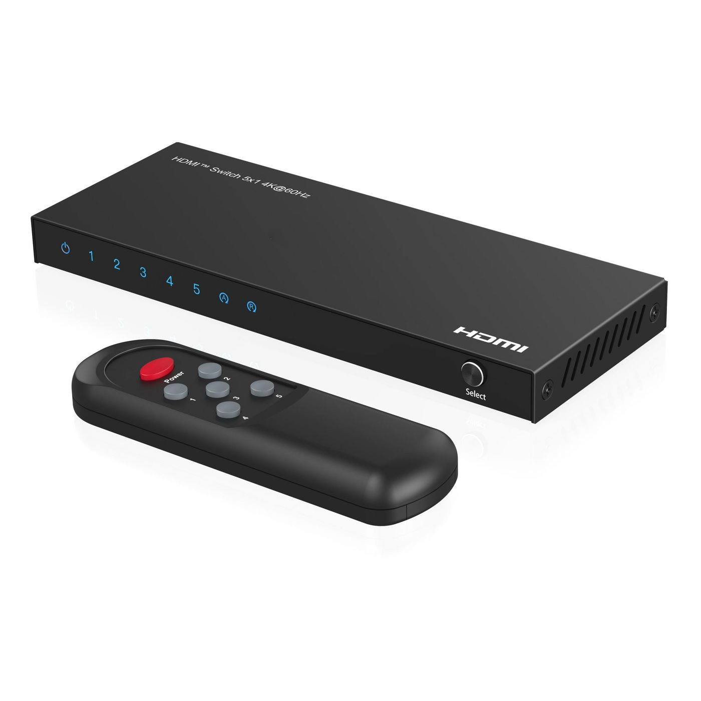 Microconnect MC-HDMISWITCH0501-4K video signālu komutators MC-HDMISWITCH0501-4K