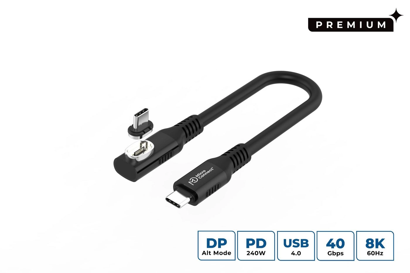 USB-C to USB-C cable 0.15m