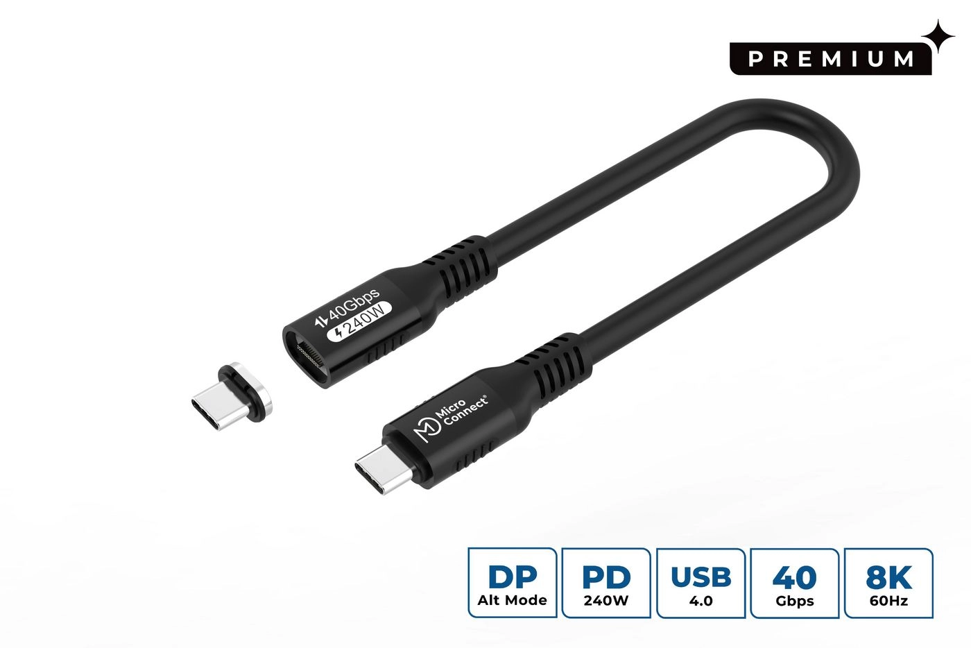 USB-C to USB-C cable 0 15m