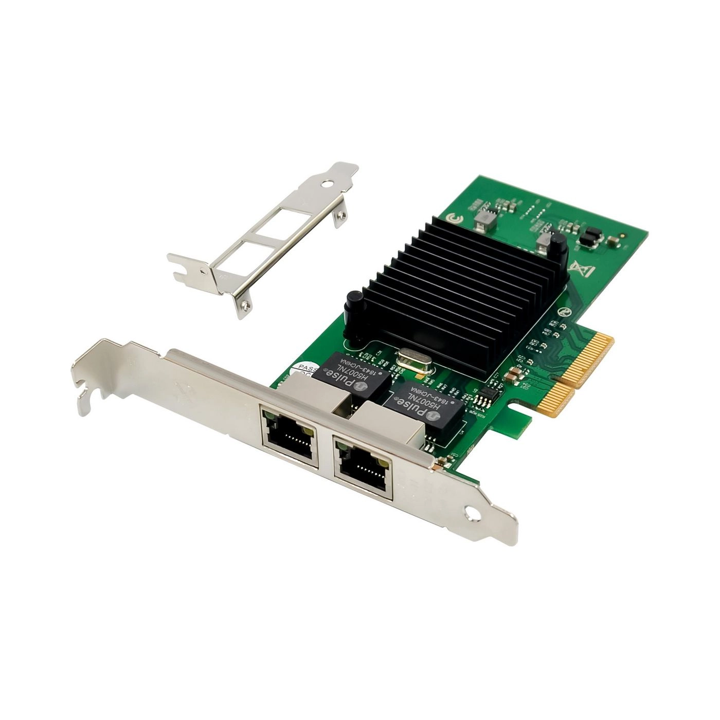 Network Card PCIe x1 Intel MC-PCIEX4-82576-D
