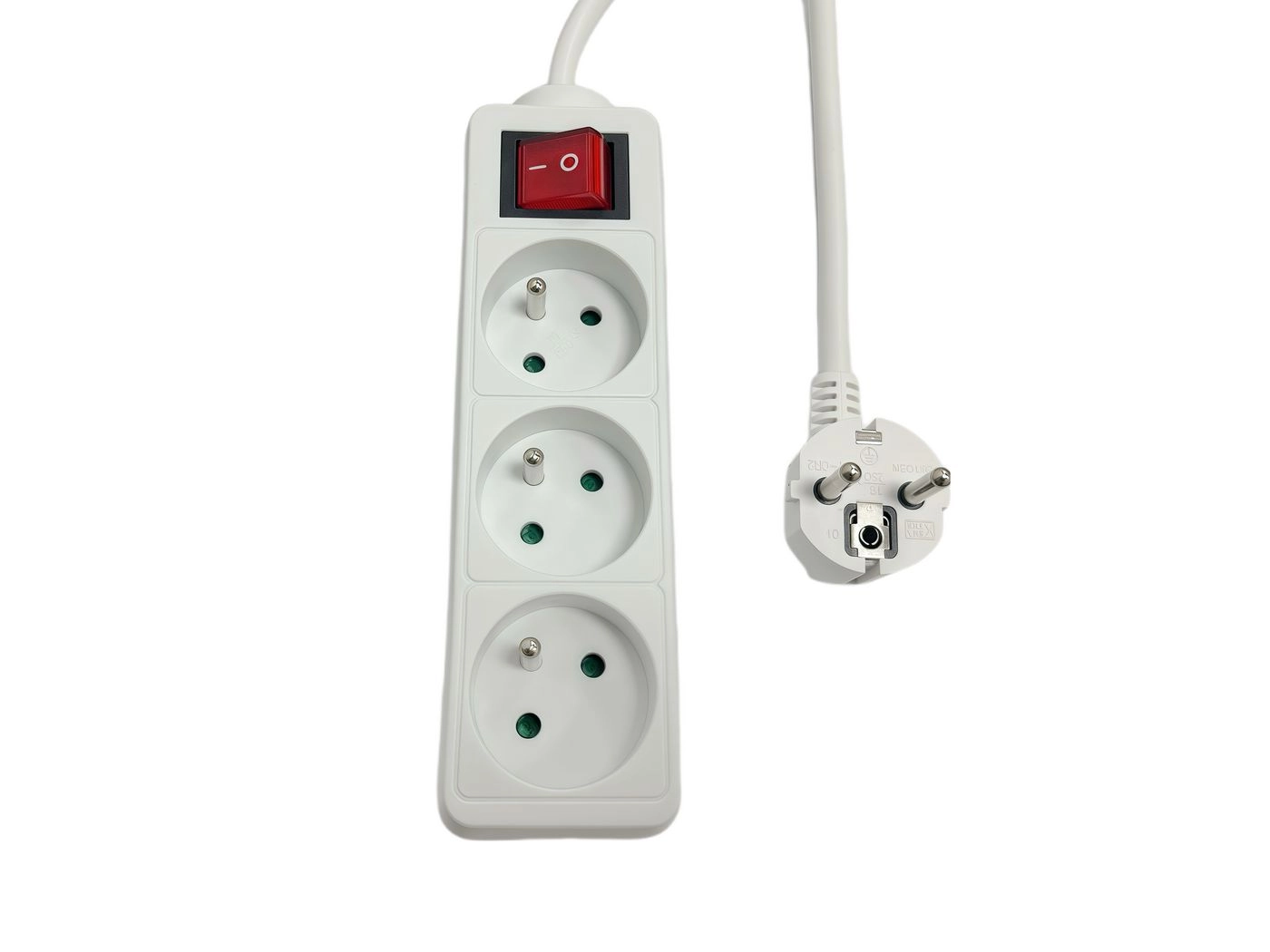 3-way Power Strip on/off 3-way Power