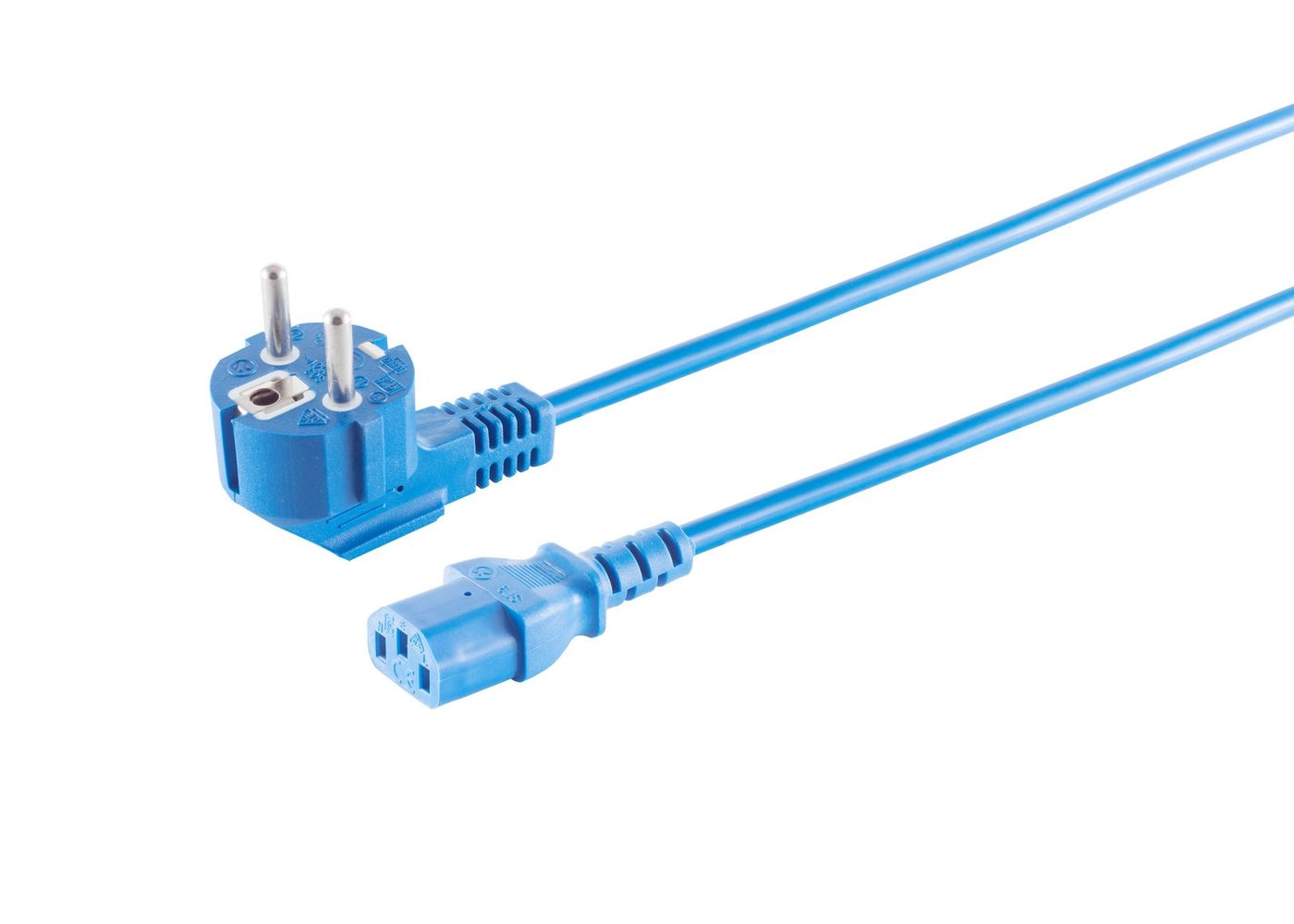 MicroConnect Power Cord Schuko Angled Power