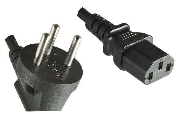 Microconnect PE010418ISRAEL power cable Black 1