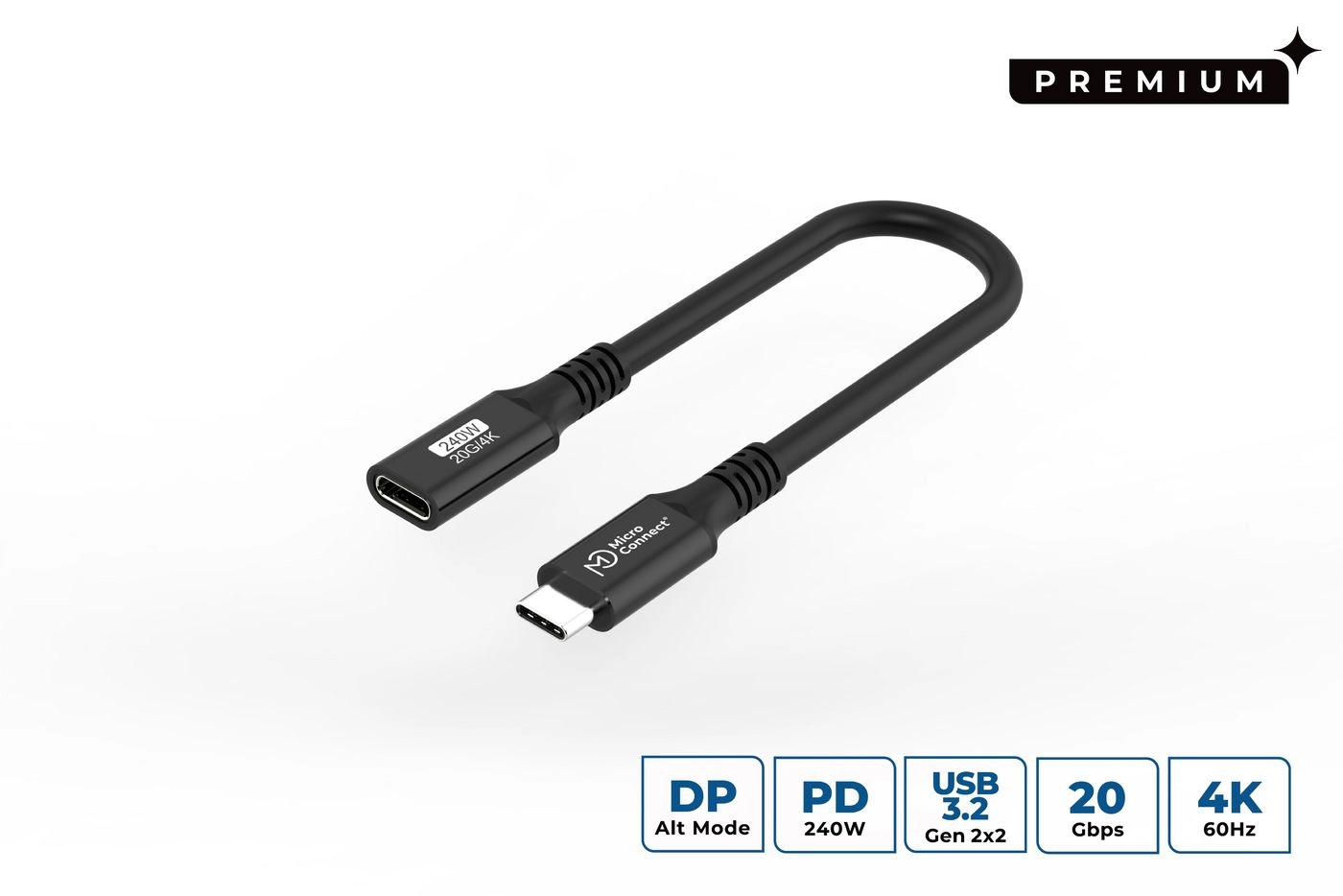 Premium USB-C cable Extender Premium USB-C