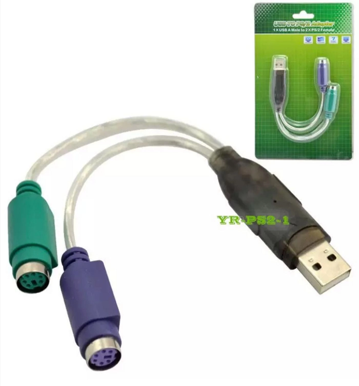 Microconnect USBA2PS2 PS/2 cable 0.3