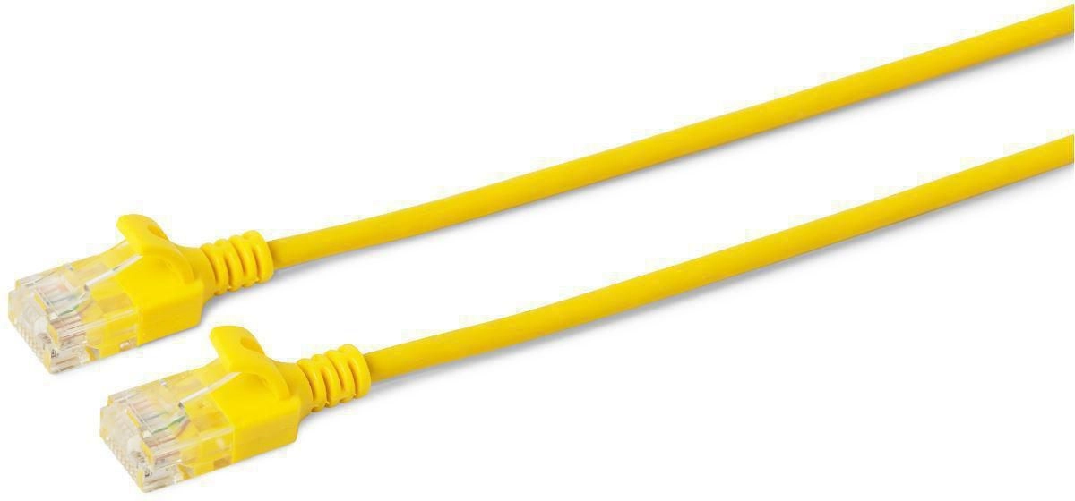 MicroConnect U/UTP CAT6 0.15M Yellow