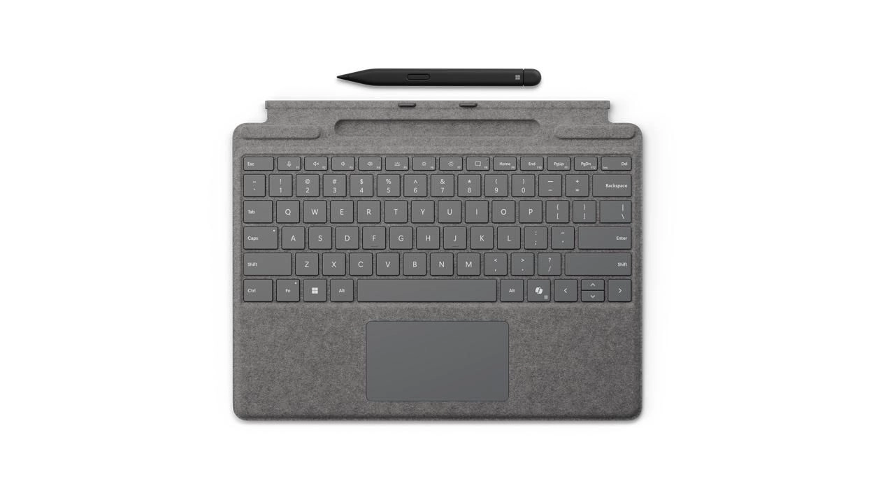 Microsoft Surface Pro Signature Keyboard platin