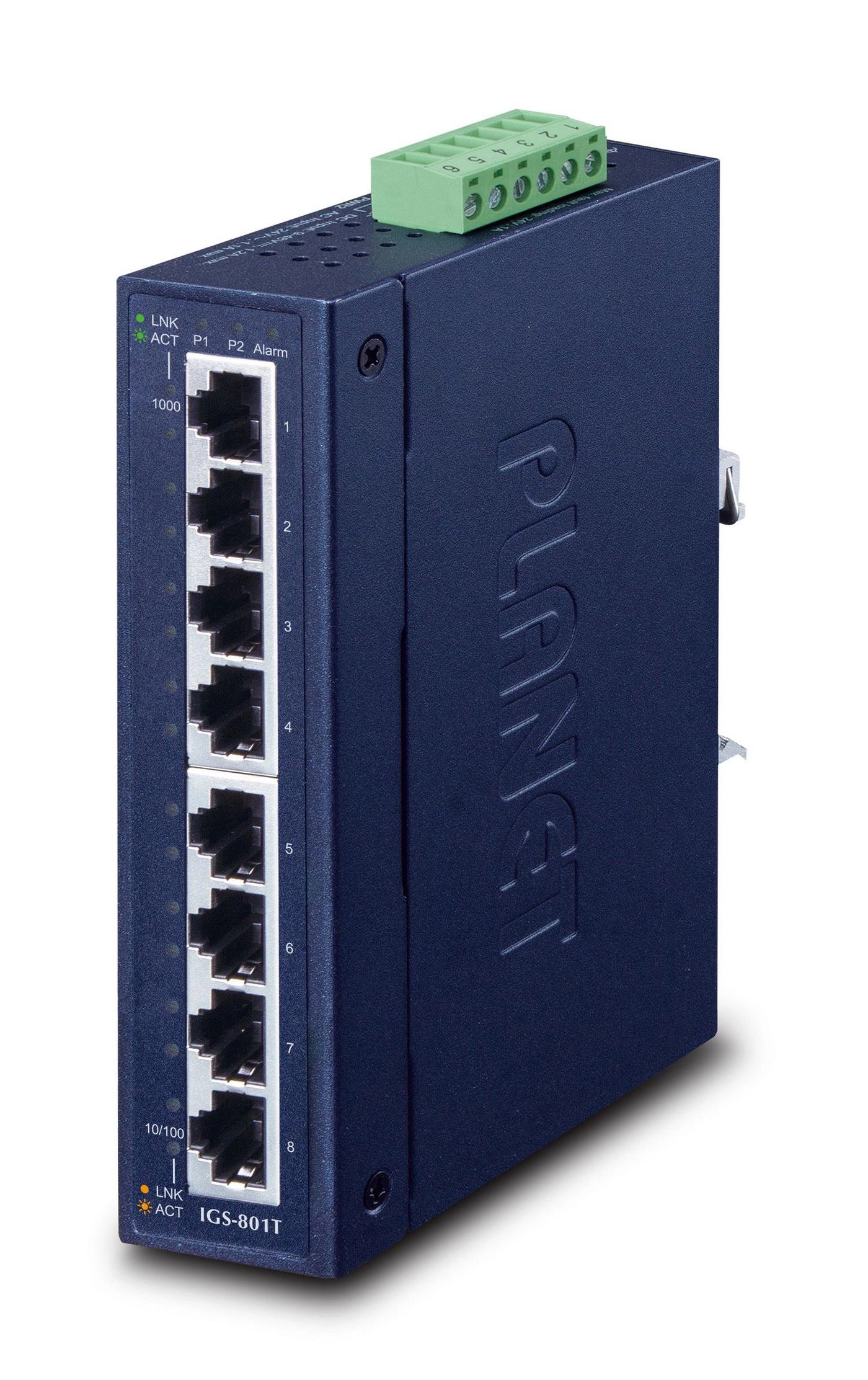 Planet IGS-801T 8-Port Industrial Gigabit Ethernet