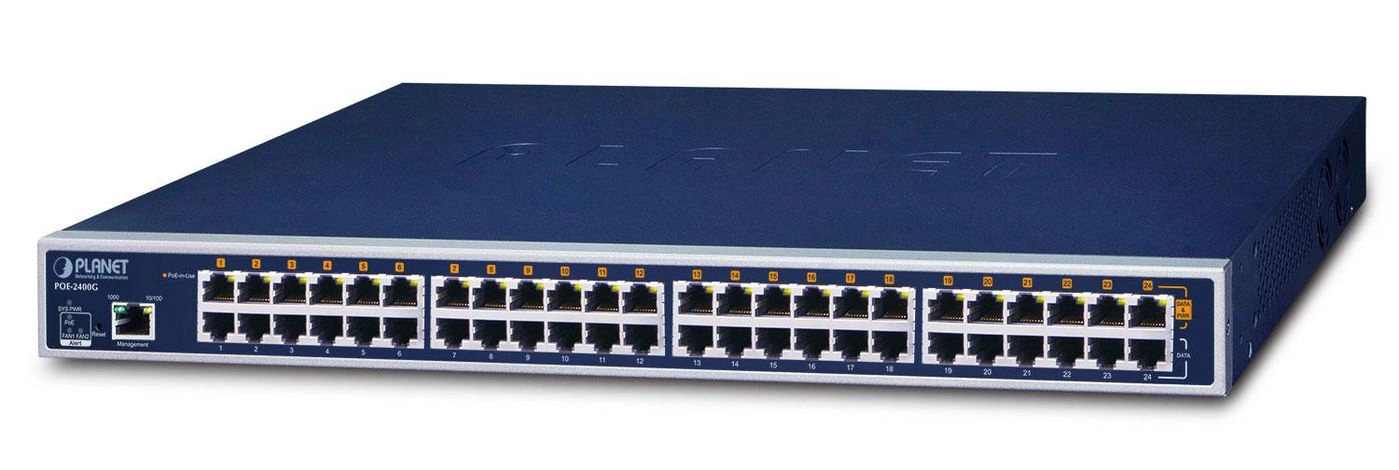 Planet POE-2400G fiber optic converter POE2400G
