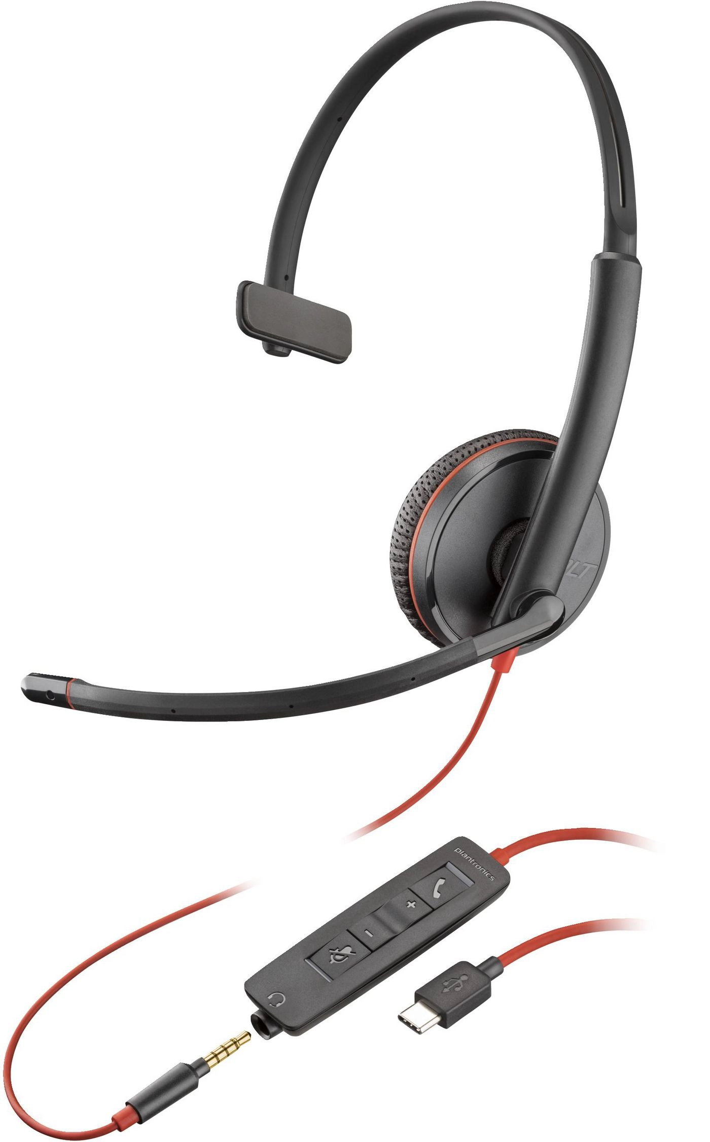 HP Poly Blackwire C3215 monaurālais austiņās