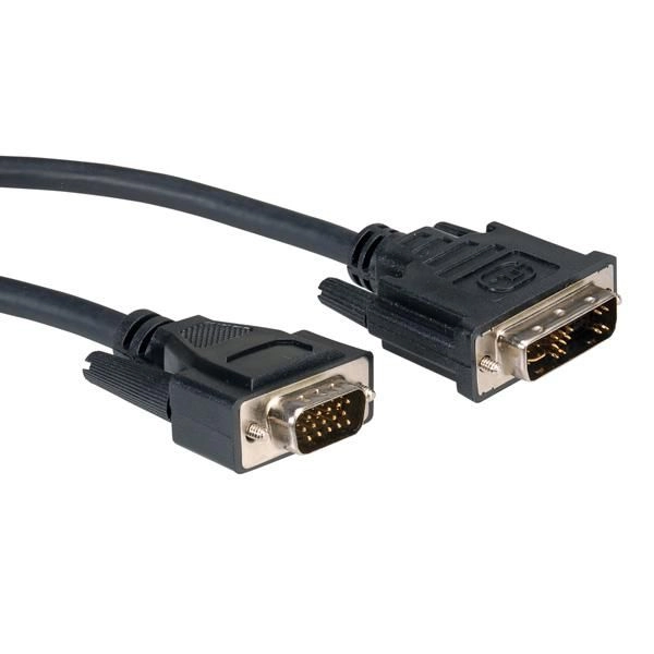 ROLINE DVI-VGA-Kabel DVI 12+5 ST ST