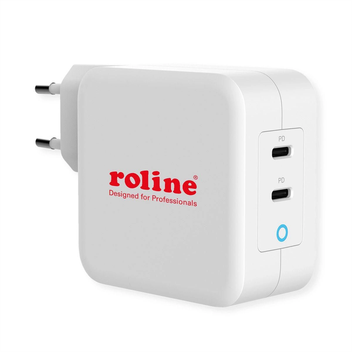 ROLINE USB charger with Euro plug