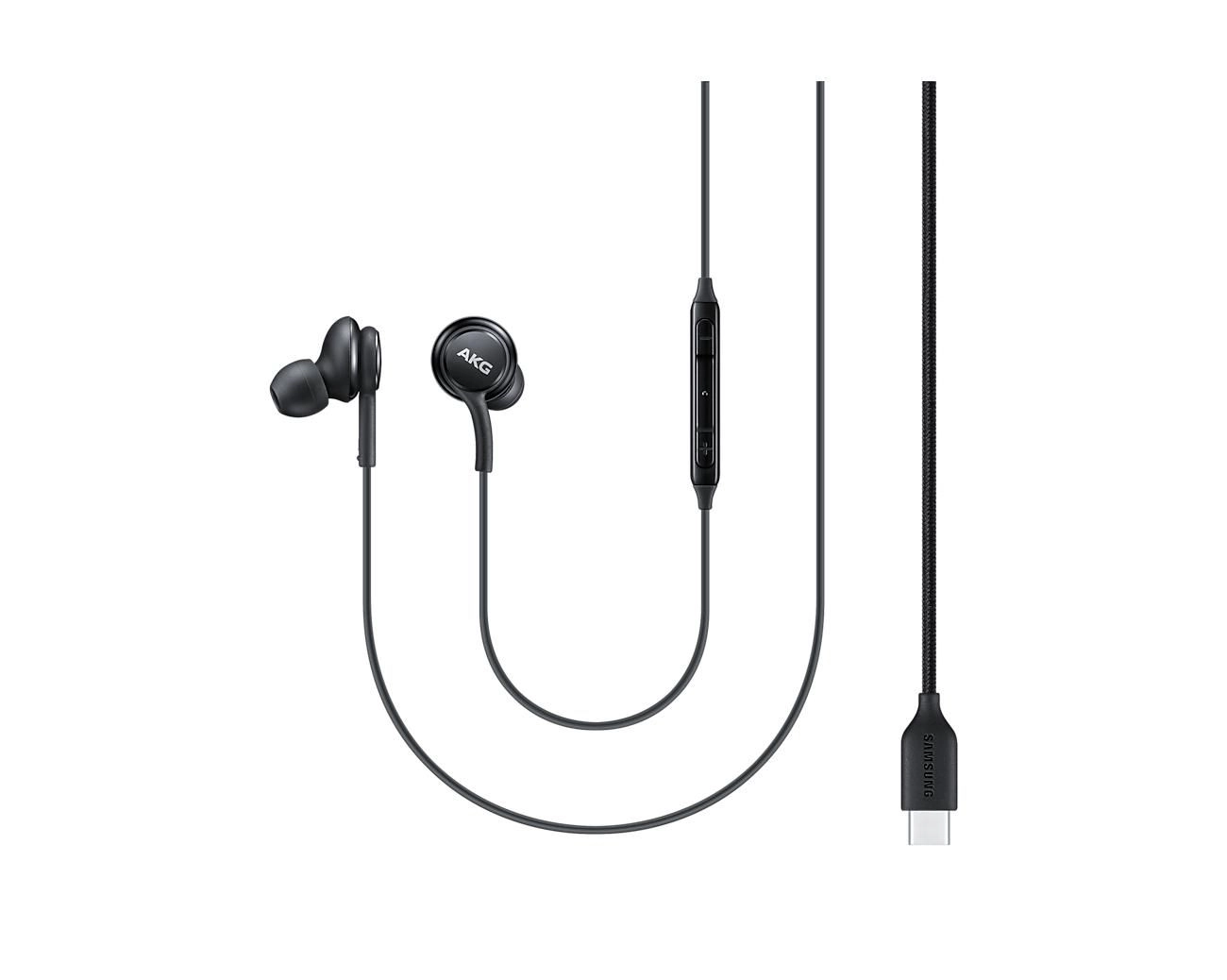 Samsung GH59-15252A austiņas un brīvroku komplekts Vadu Ausīs Zvani / mūzika USB Veids-C Melns