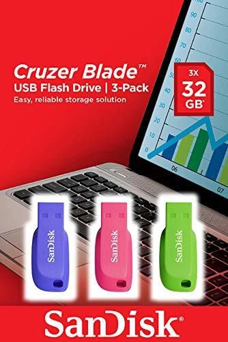 SanDisk Cruzer Blade 3x 32GB USB