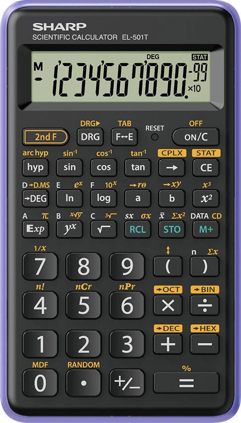Kalkulator Sharp SHARP CALCULATOR SCIENTIFIC EL501TBVL