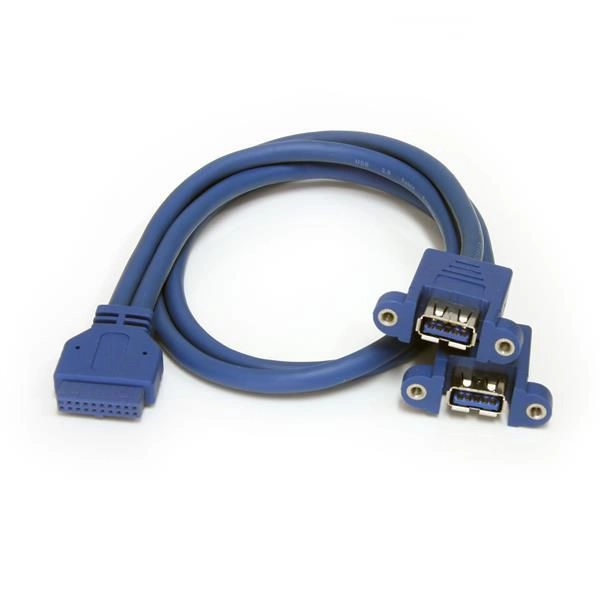 StarTech.com 2 Port Panel Mount
