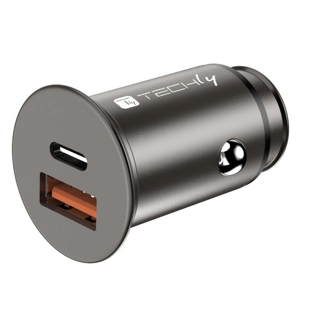 Techly Autoladegerät 5V 2p USB A