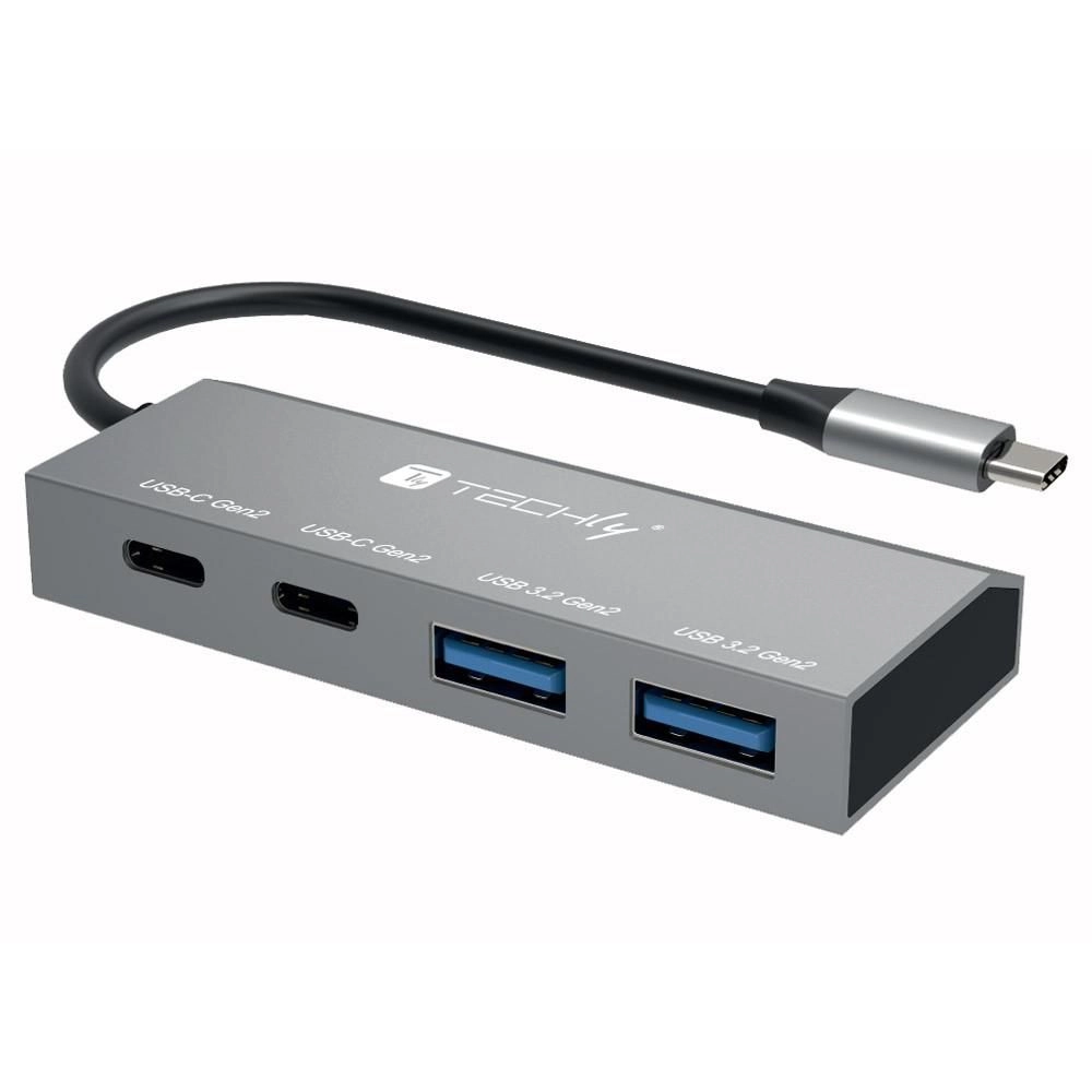 Techly IUSB32C-HUB4AC2 laptop dock/port replicator Wired