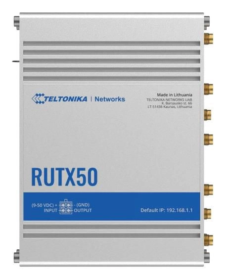 RUTX50 Industrial 5G Cellular RUTX50000100 5715063712795