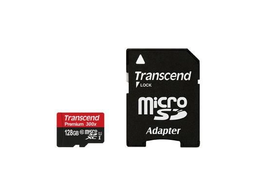 SD microSD Card 128GB Transcend SDXC