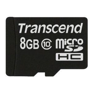 Transcend microSDXC/SDHC Class 10 8GB TS8GUSDC10