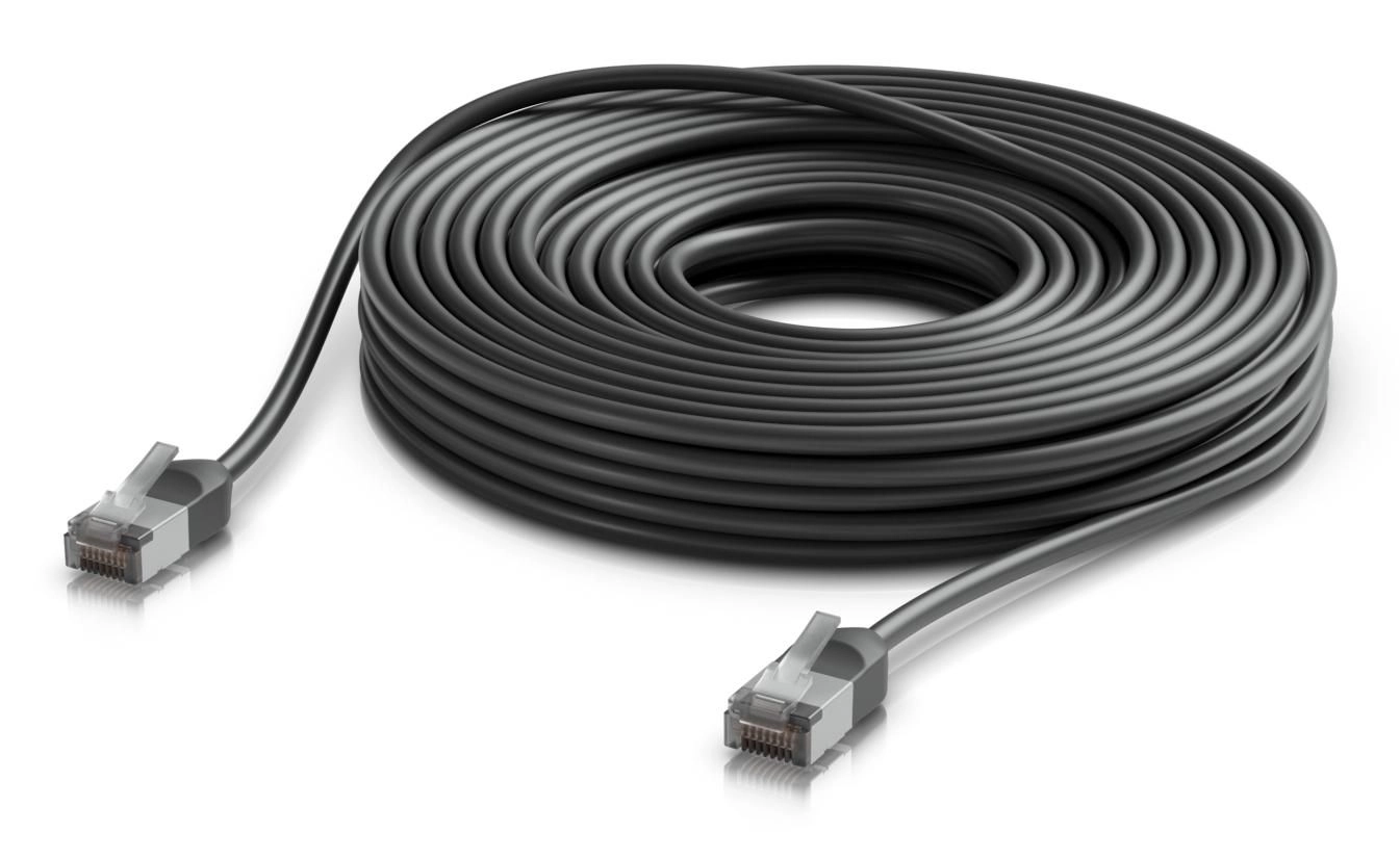 Ubiquiti Ubiquiti UACC-Cable-Patch-Outdoor-C6A-15M-BK kabel sieciowy Czarny