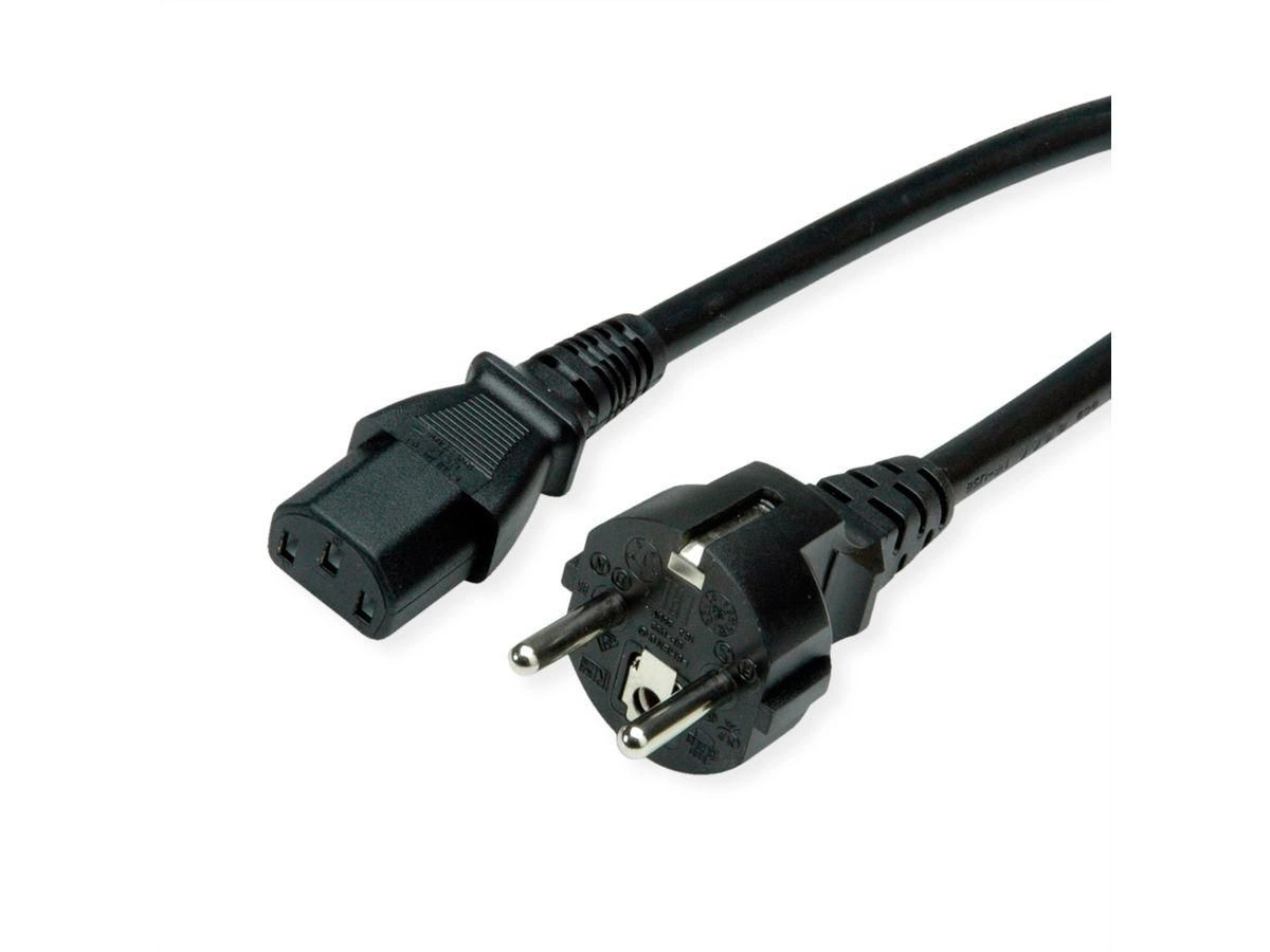 VALUE power cable  IEC socket  CEE7/7