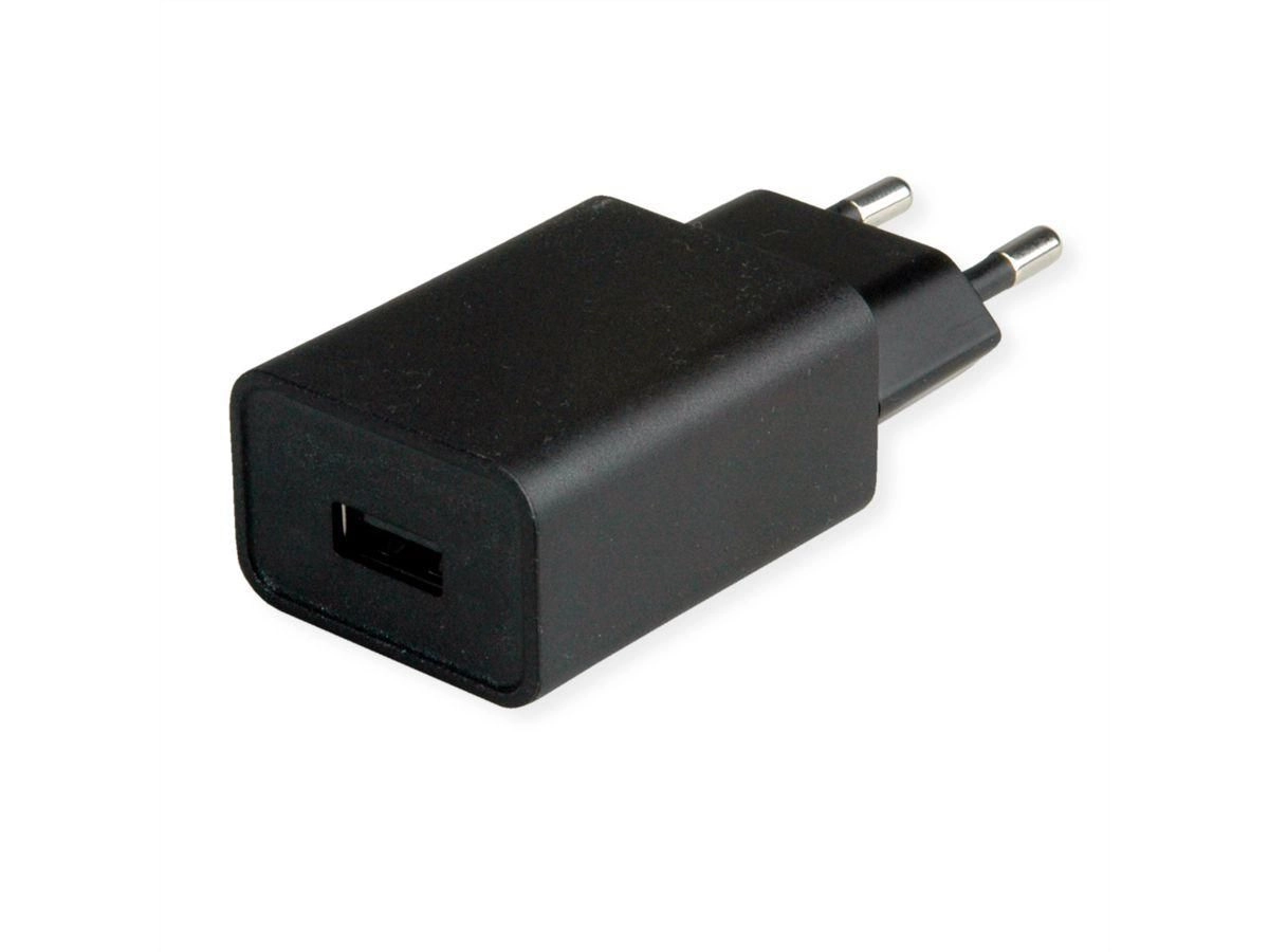 VALUE USB charger with Euro plug