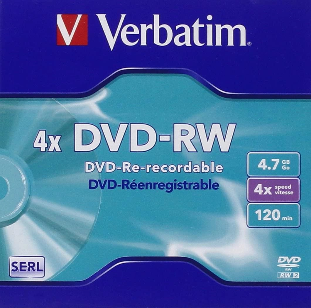 Verbatim Blank DVD-RW SERL 4.7GB