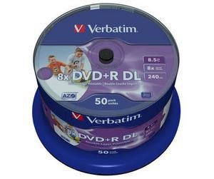 Verbatim DVD+R Double Layer Wide Inkjet