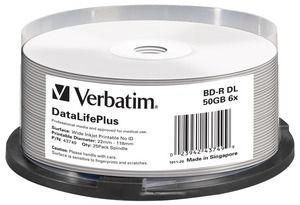 Verbatim DataLifePlus BD-R 50 GB 25
