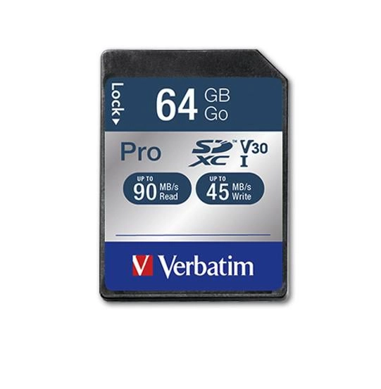 Verbatim Pro 64 GB SDXC UHS