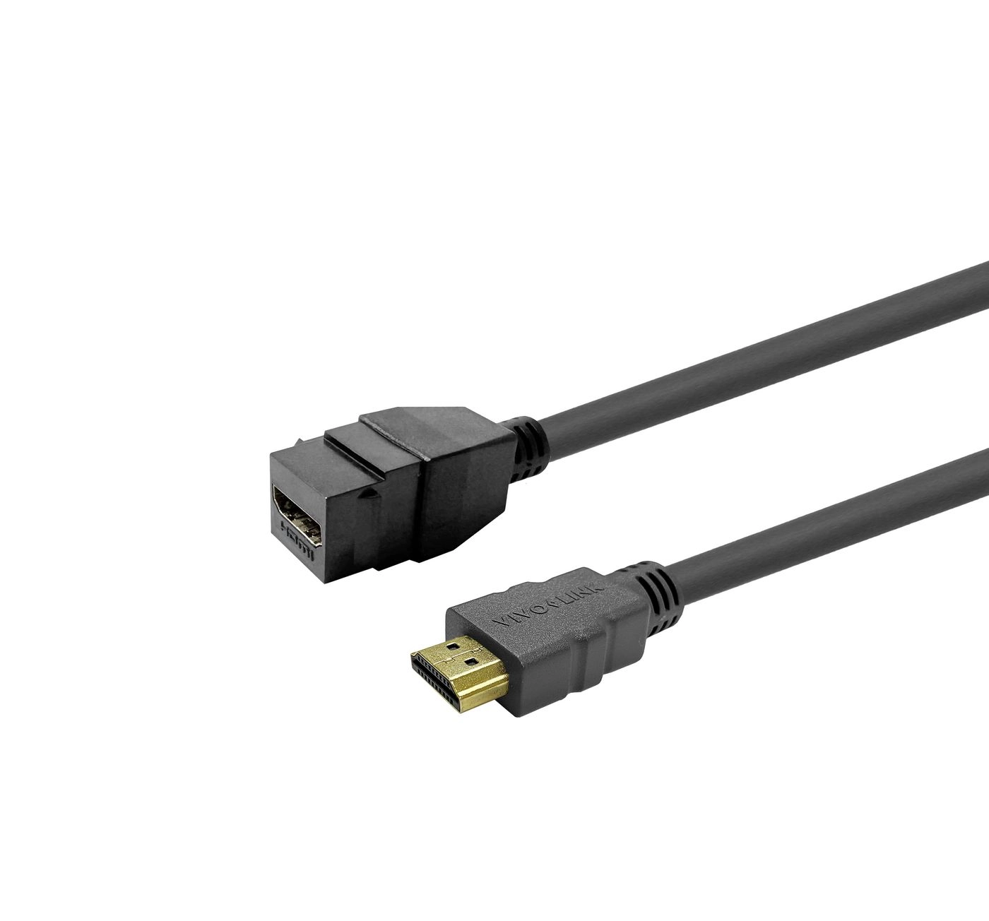 Keystone Black HDMI Female to HDMI