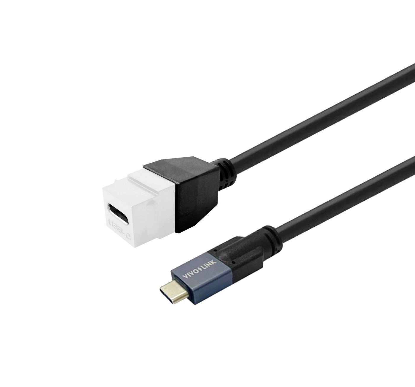 Vivolink Keystone Baltas USB-C female to