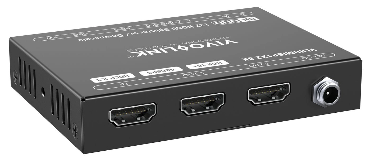 VivoLink HDMI splitter 1x2  8K@60Hz VLHDMISP1X2-8K