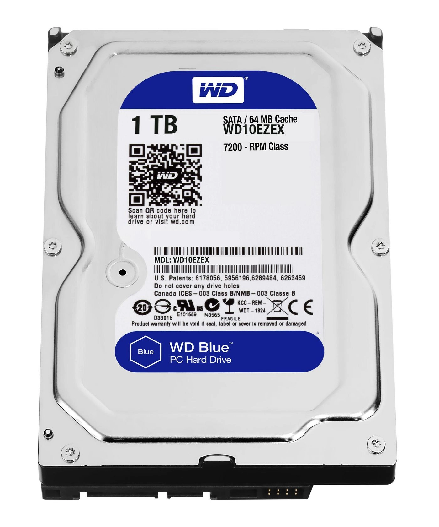 WD Caviar Blue 1TB WD10EZEX-RFB 5711783164722