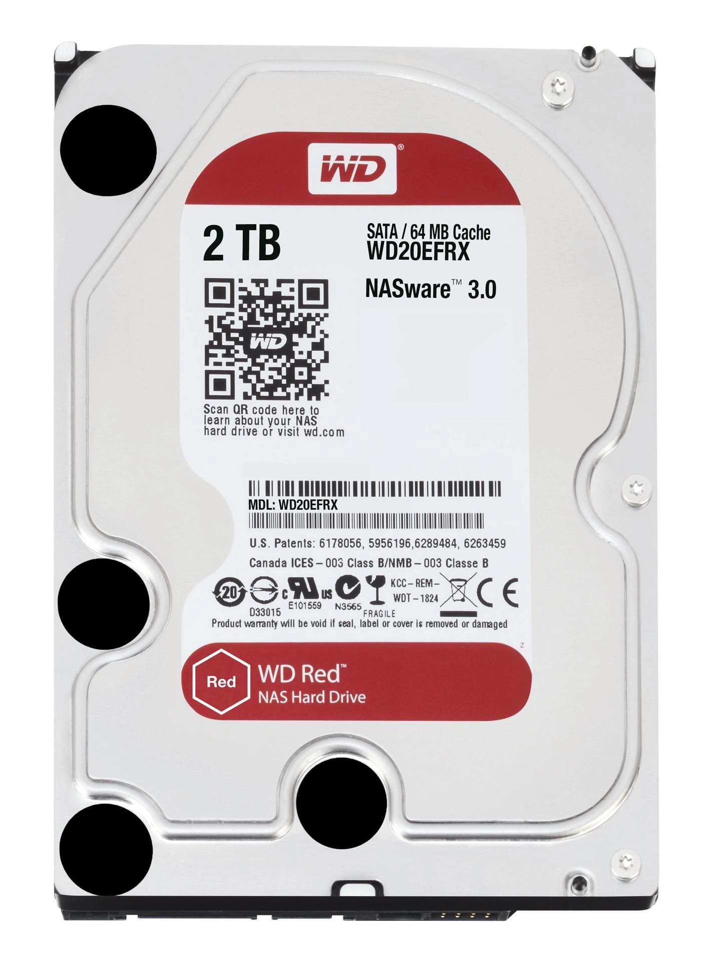 WD Red 2TB 24x7 WD20EFRX-RFB 5711783171454