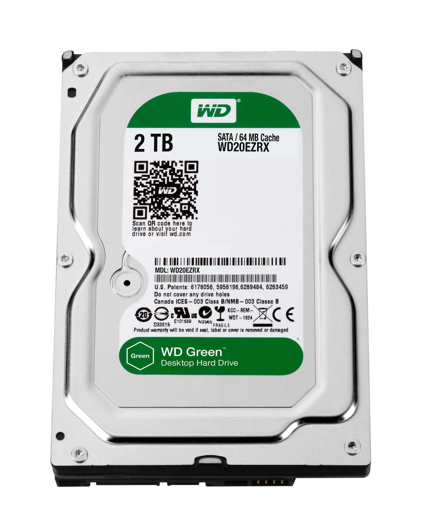 WD Caviar Green 2TB 64MB Cache