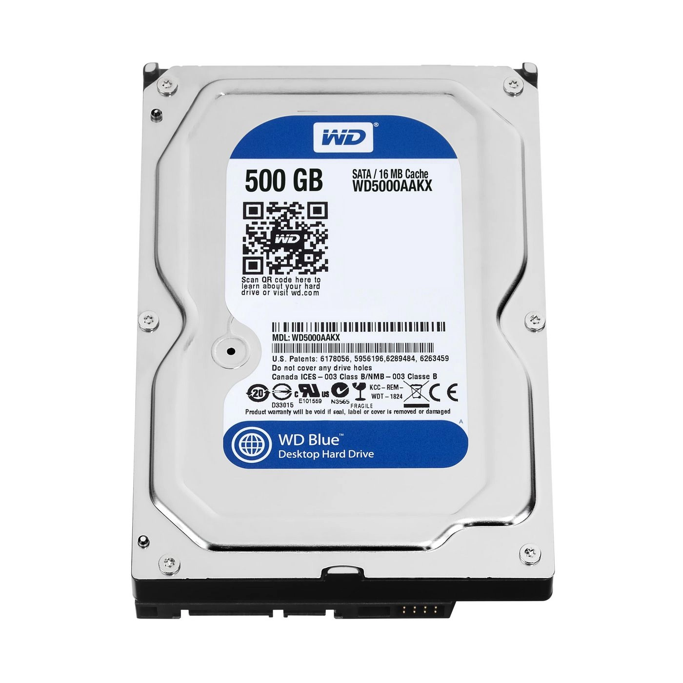 WD Caviar Blue 500GB 7200RPM WD5000AAKX-RFB
