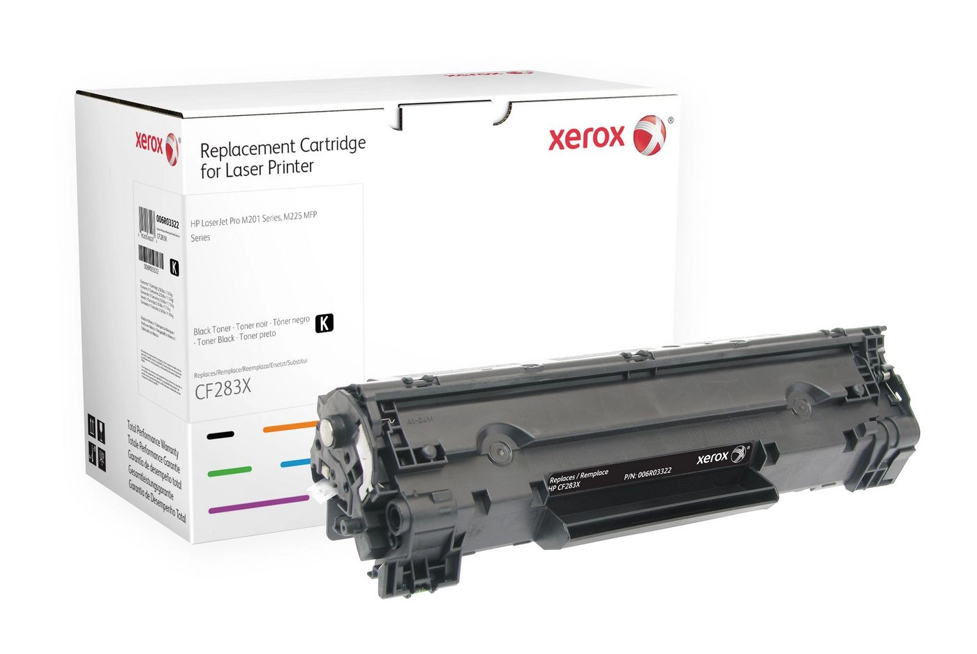 Xerox Black toner cartridge. Equivalent to