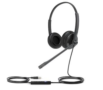 Yealink UH34 SE Stereo/Dual Teams USB-A Austiņas Austiņas Vadu Austiņas Zvani/Mūzika USB Type-A Melns