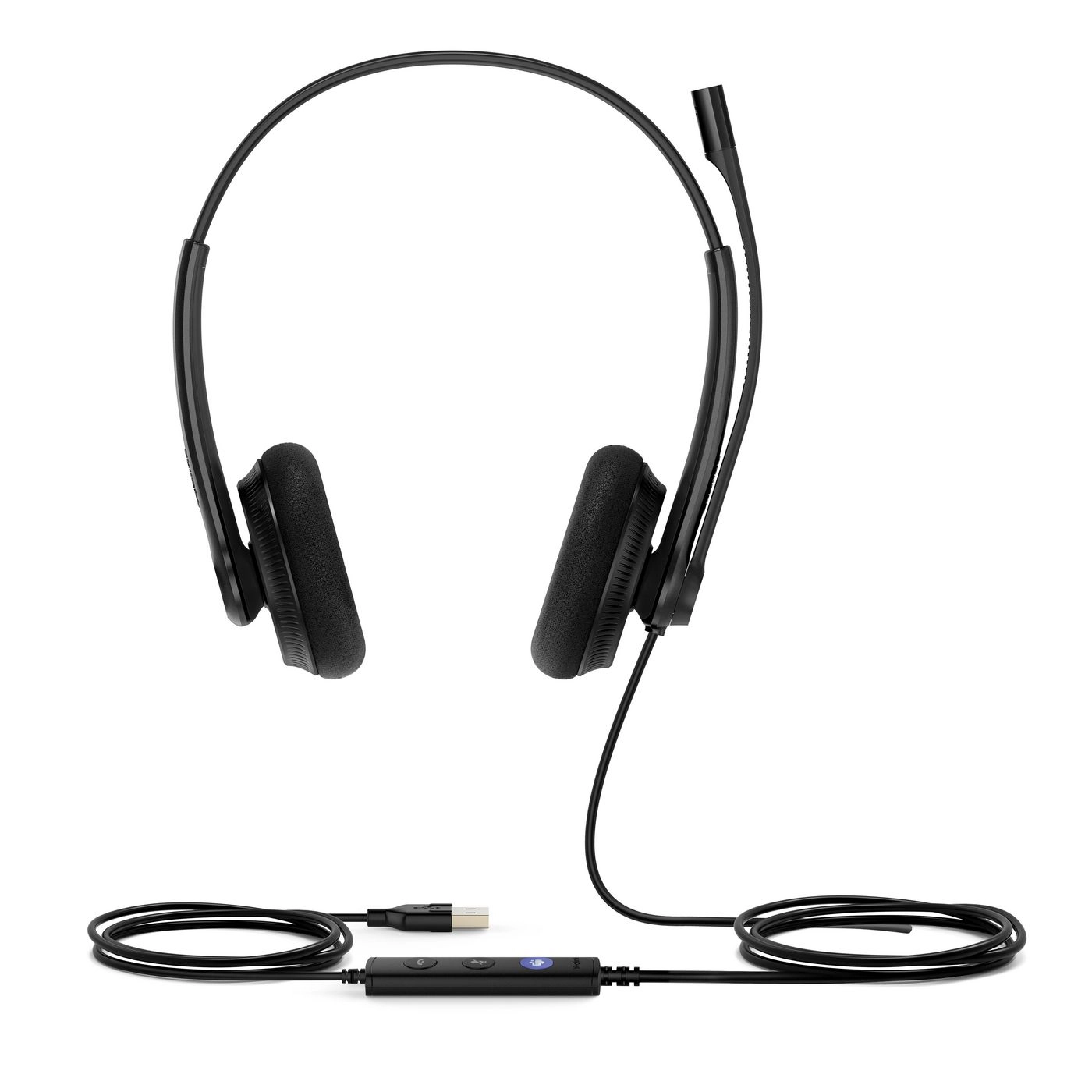 Yealink UH34 Lite Dual Teams Austiņas Vadu Birojs / zvanu centrs USB Type-A Melns