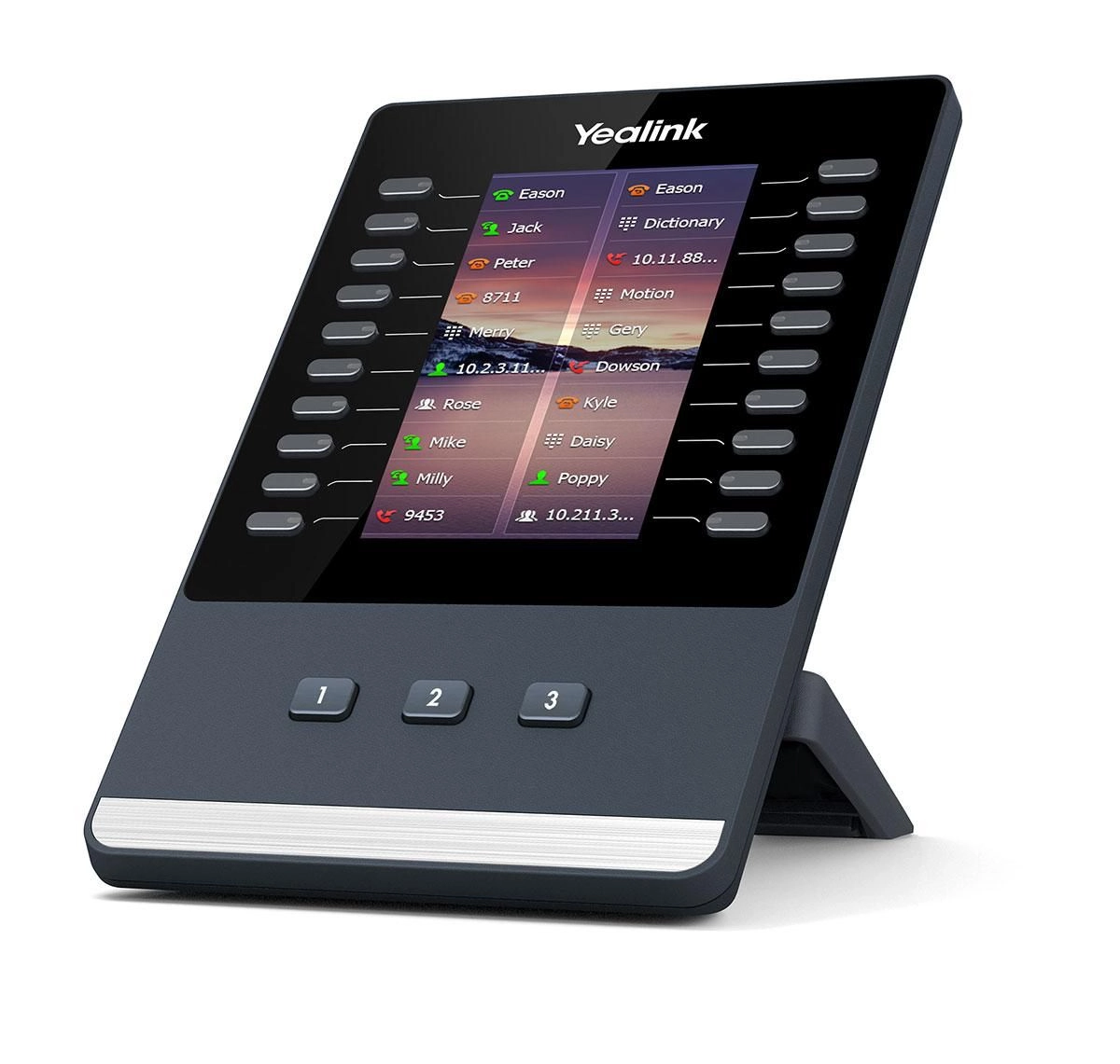 Yealink EXP43 IP add-on module Black