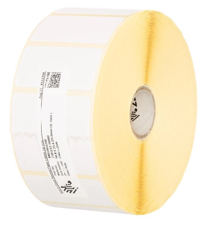 ZEBRA Thermoetiketten 102x76mm perma 4xRollen Z-Select